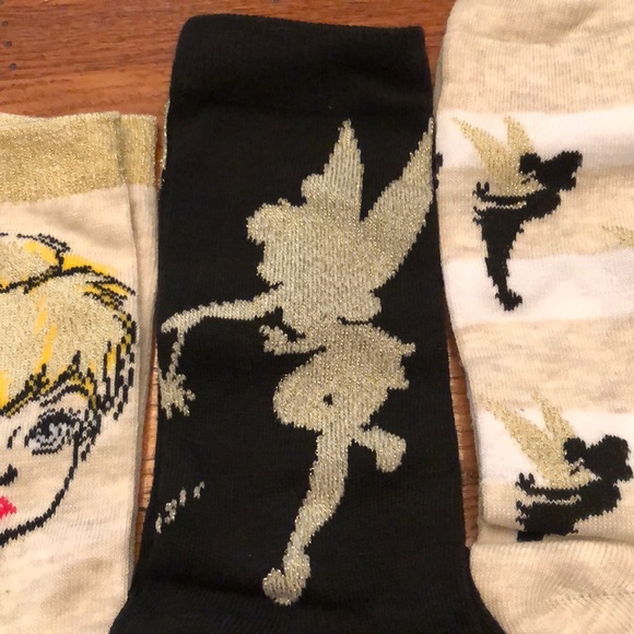 Disney Accessories Nwt Disney Tinkerbell Socks Poshmark